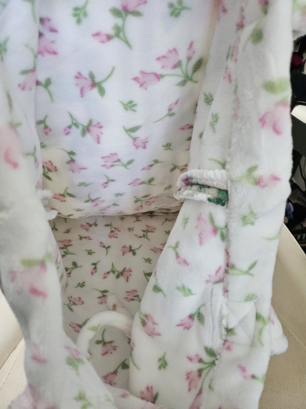 Laura Ashley Pink Floral Stripe Tote Bag - Picture 2 of 7